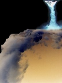 A Waterfall in Unknown Skies