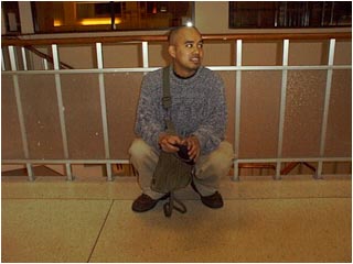 what's that thing on my head?  and why does it look like i'm taking a crap?